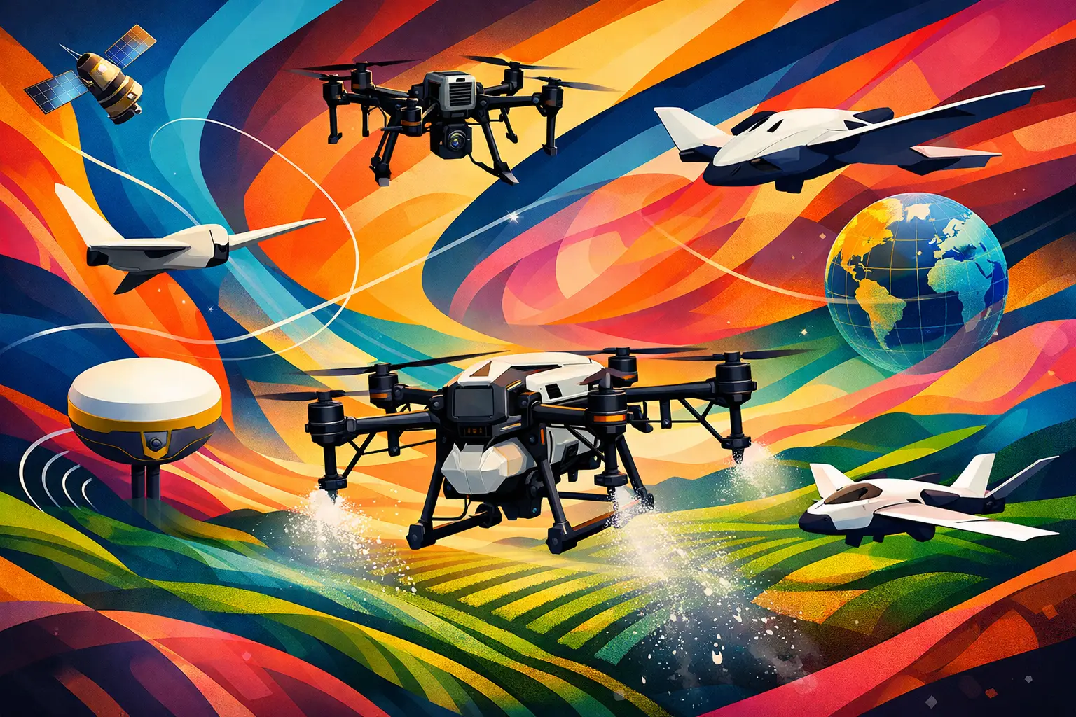 DJI Agras T25P para agricultura de precisión