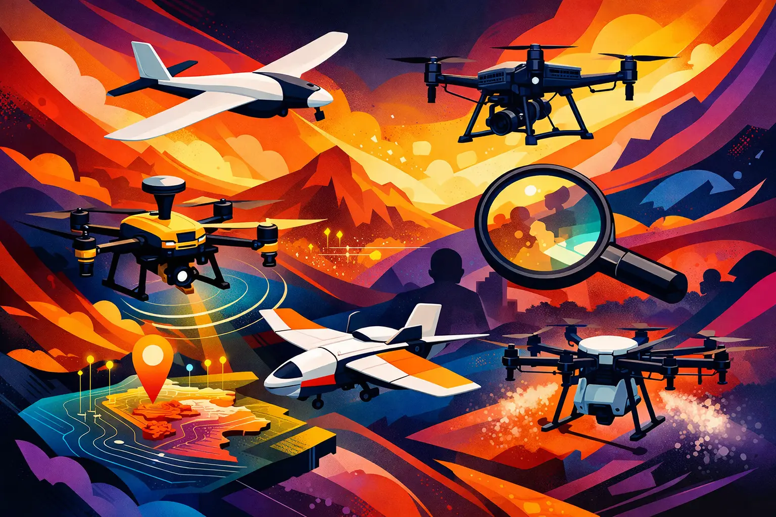 Levantamiento forense con drones en Colombia