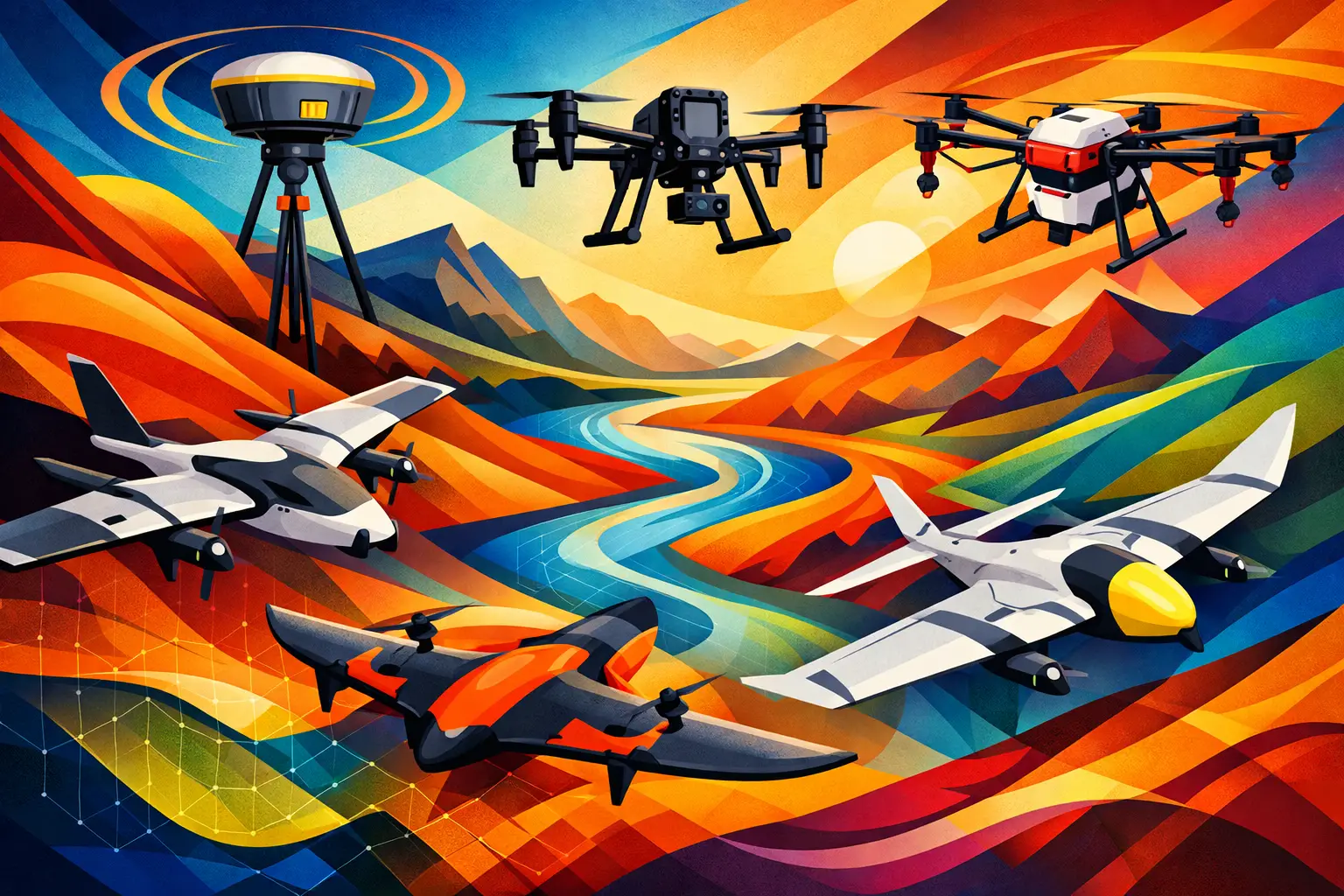 Mejores drones para topografía profesional