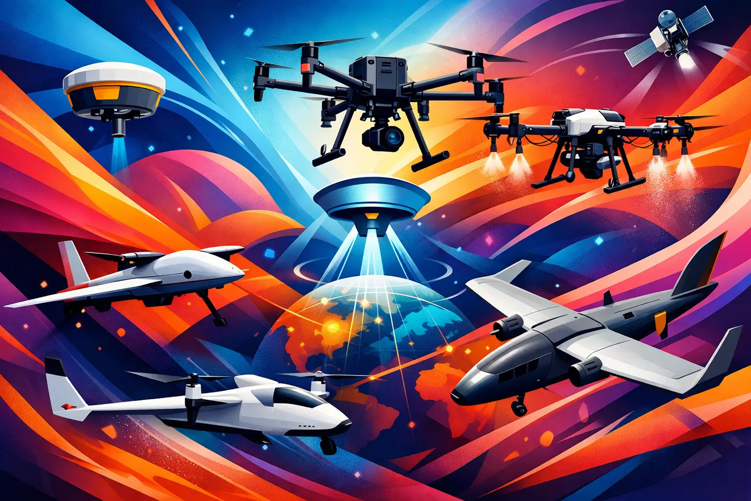 Guía de drones industriales RTK