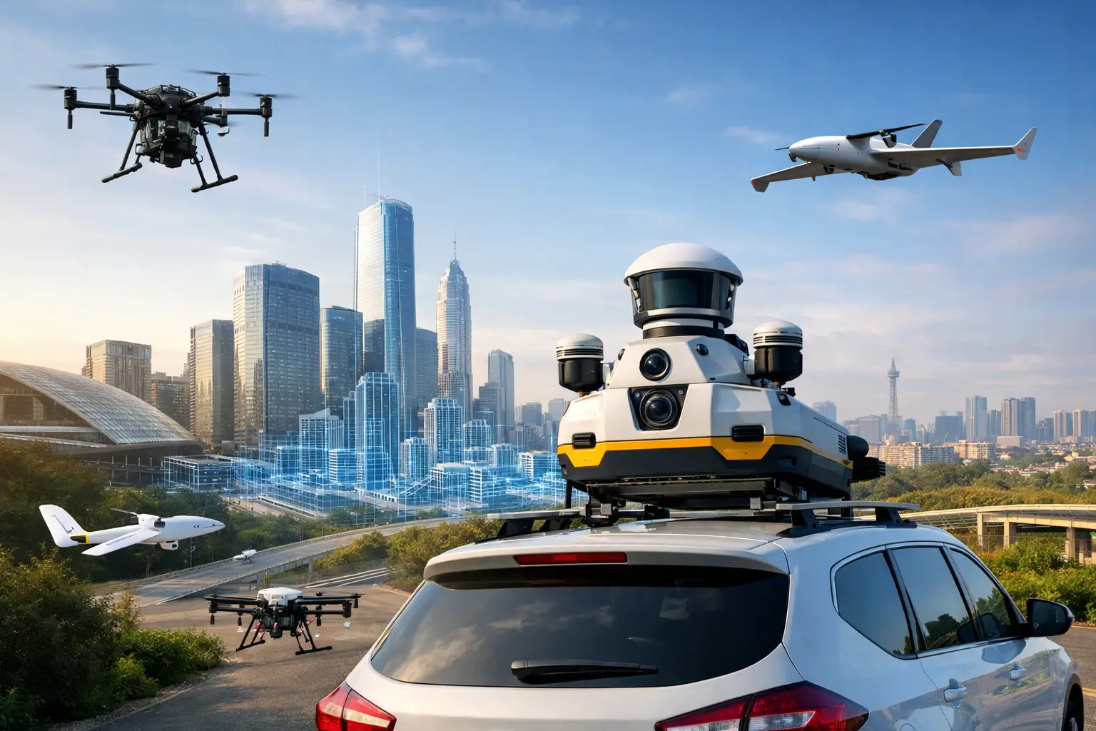 Trimble MX60 para ciudades inteligentes 3D