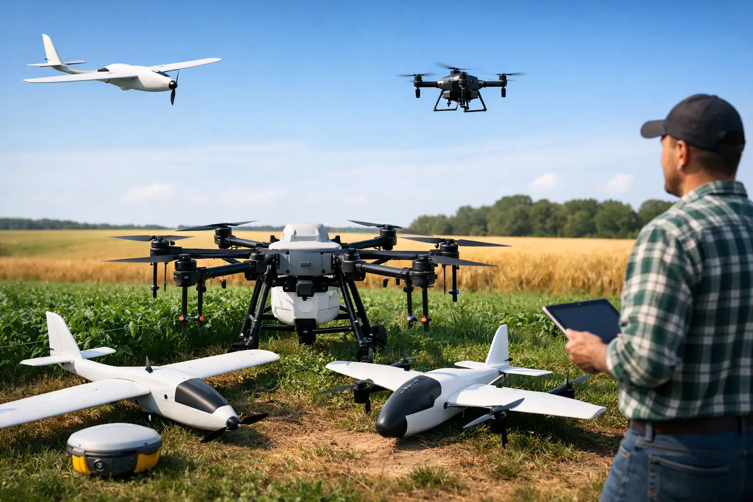 Cómo elegir un dron agrícola profesional