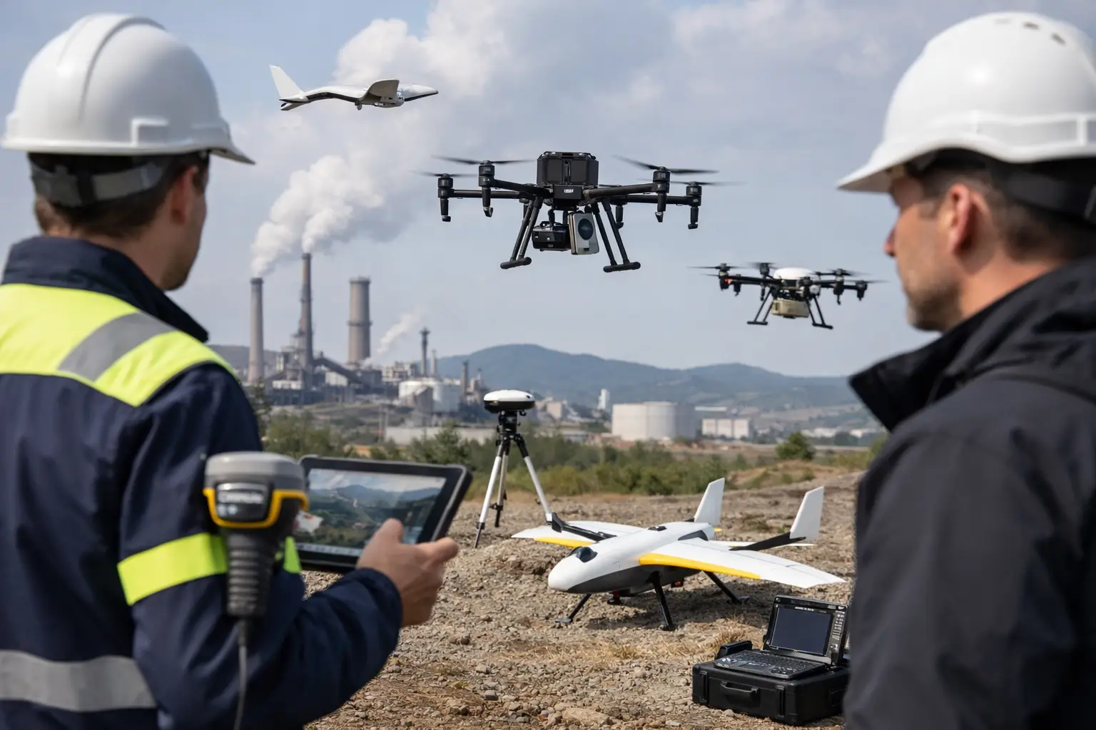 Detección de gases con drones en operaciones críticas