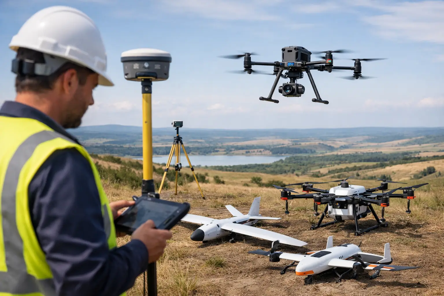 Guía de topografía con drones profesional