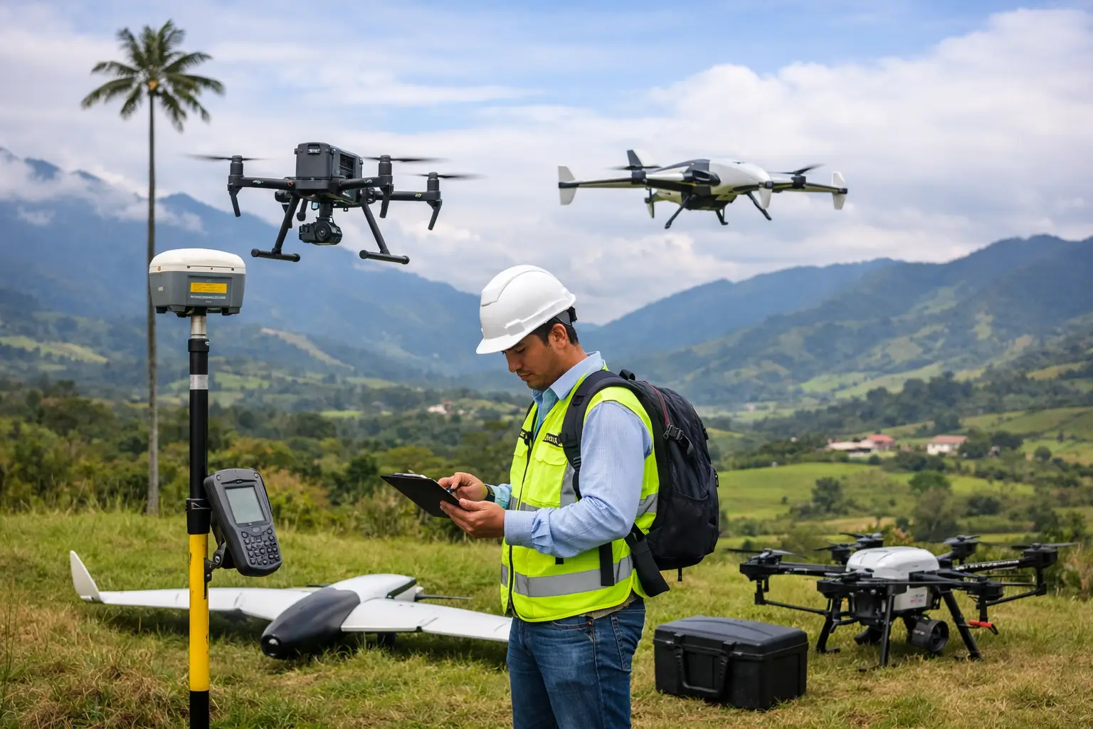 Levantamiento catastral en Colombia con precisión