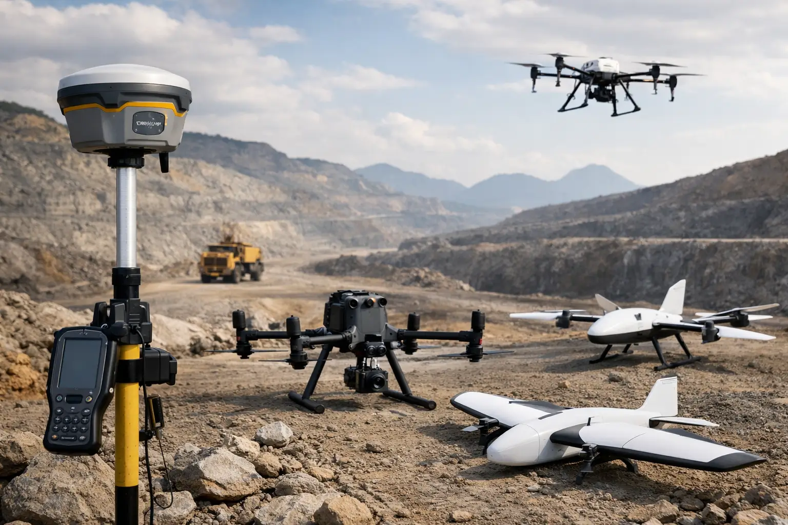 Mejores equipos GNSS para minería