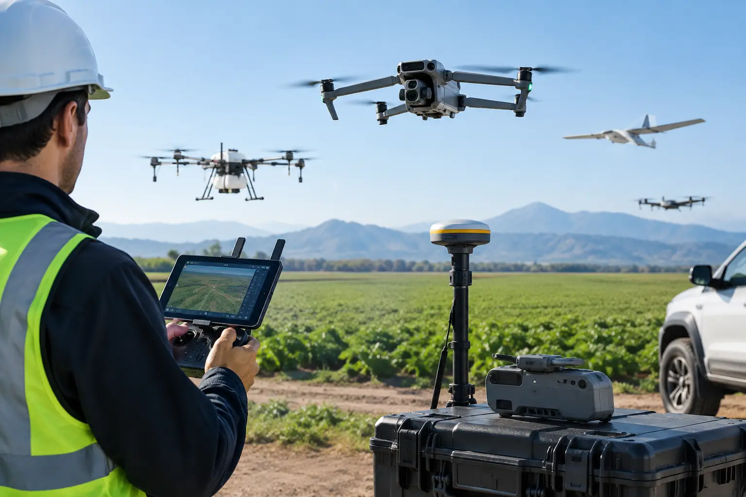 Cómo operar drones RTK con precisión en campo
