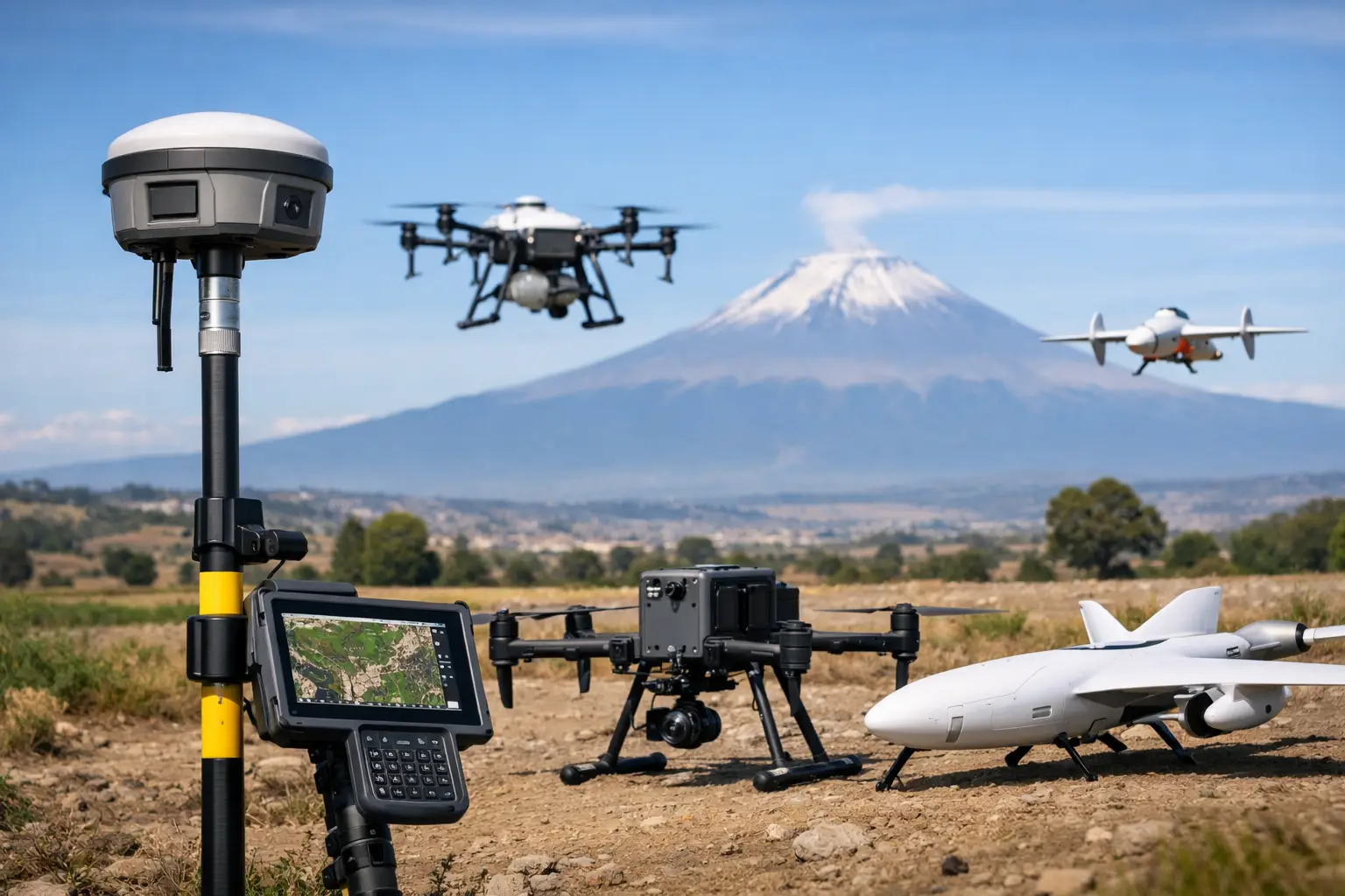 Redes CORS México para topografía de precisión