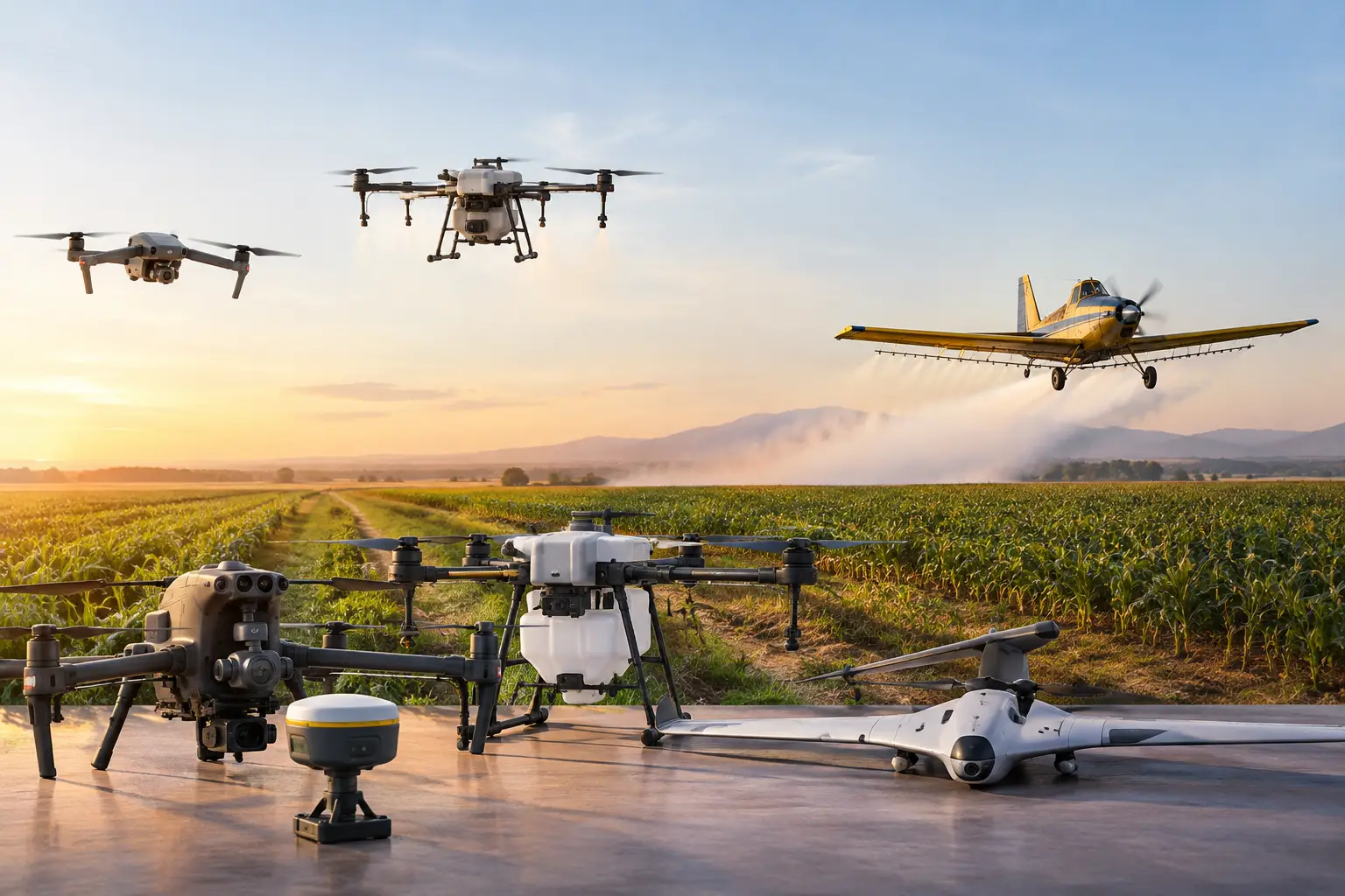 Drones agrícolas vs avión fumigador, cuál conviene