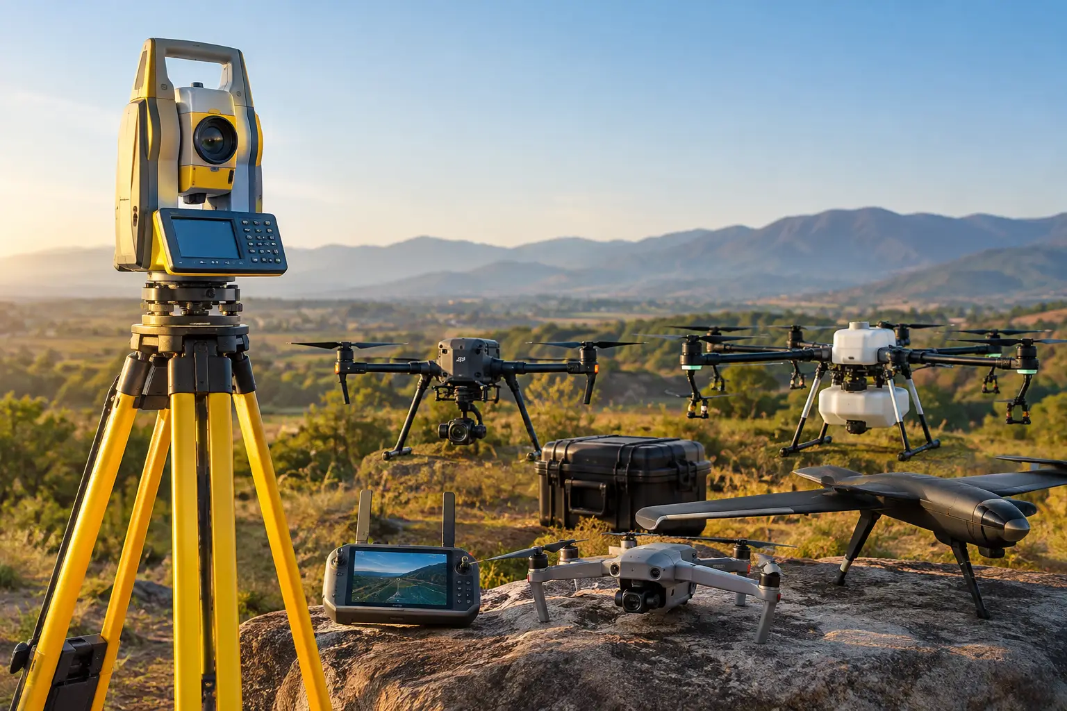 Reseña de estación total robótica en topografía