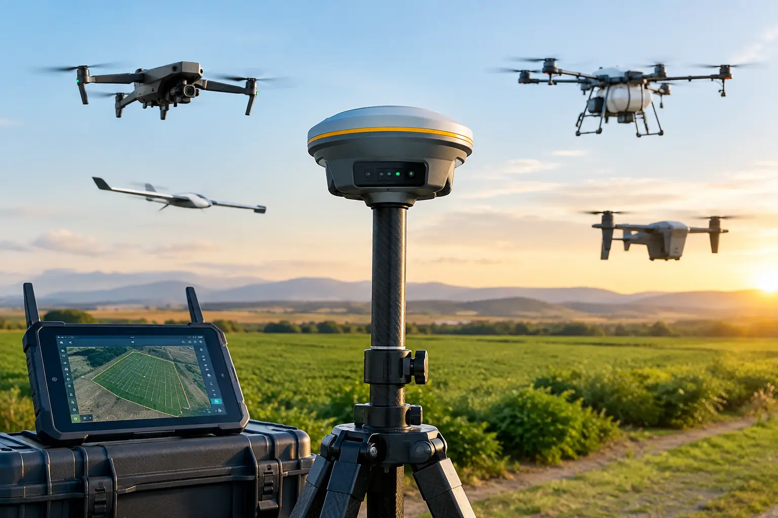 Reseña de receptor GNSS multibanda en campo
